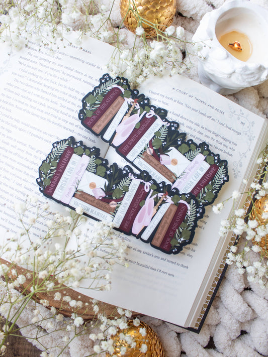 Meaggie Moos - Bryce's Bookshelf Bookmark | Crescent City The Secret Garden Bookery