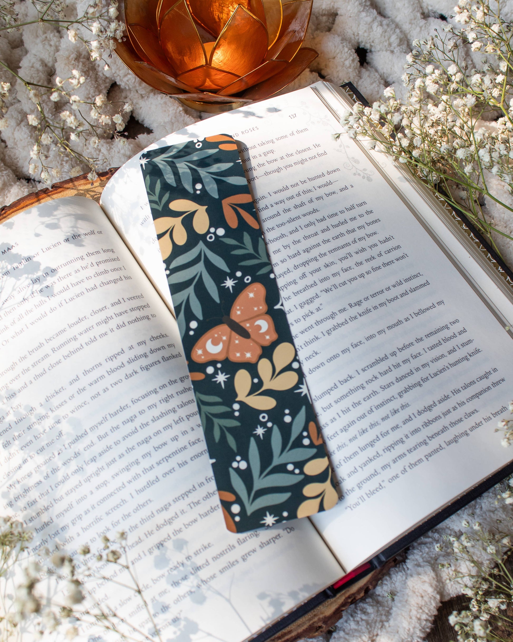 Meaggie Moos - Faerie Garden 2x8 Bookmark | Glossy The Secret Garden Bookery
