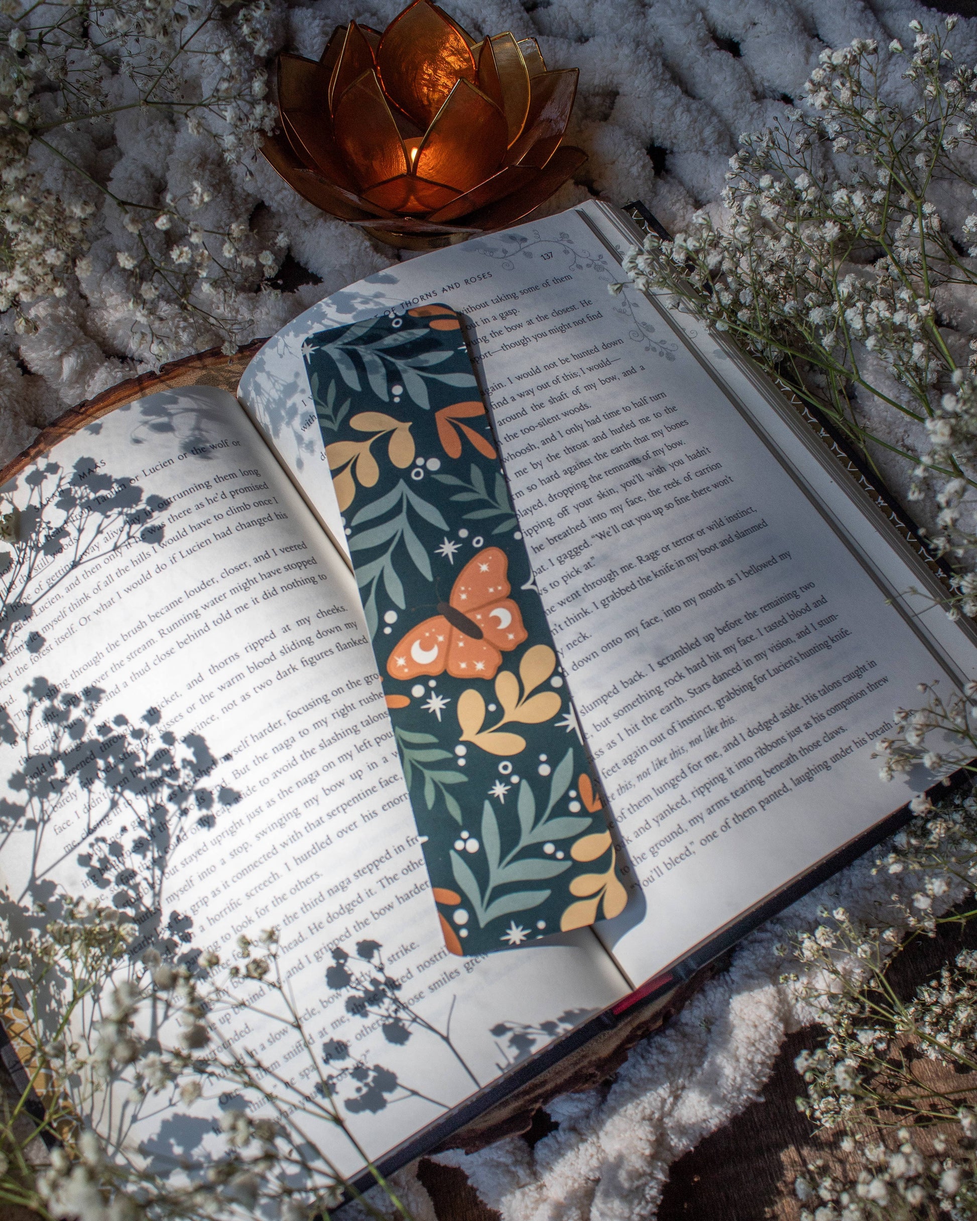 Meaggie Moos - Faerie Garden 2x8 Bookmark | Glossy The Secret Garden Bookery