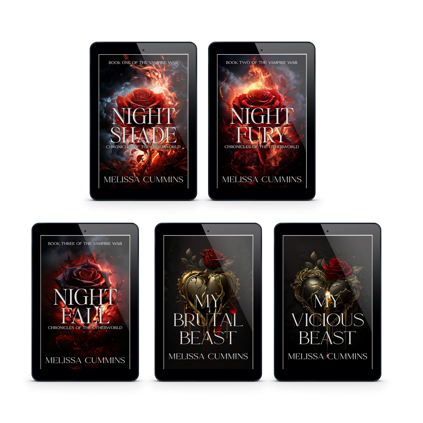 Immortal Book Boyfriends Ebook Bundle - Dark Paranormal Romance Melissa Cummins