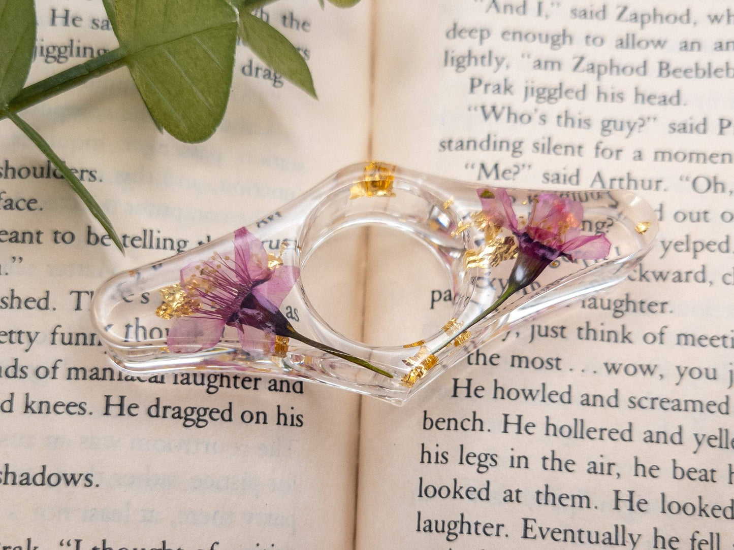 Page Spreader -  Cherry Blossom Smitten Booktique