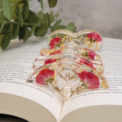 Page Spreader - Stemmed Rose Smitten Booktique