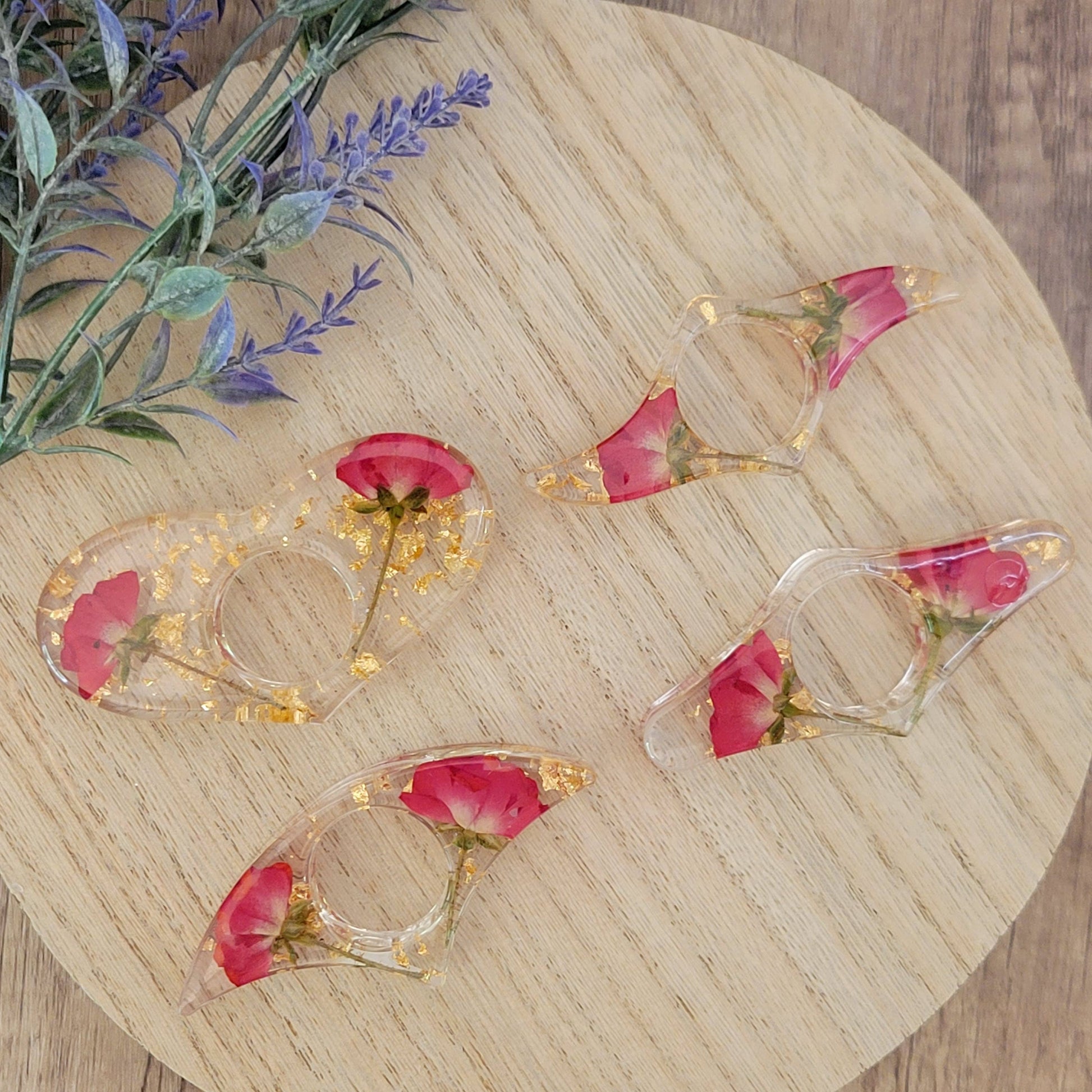 Page Spreader - Stemmed Rose Smitten Booktique