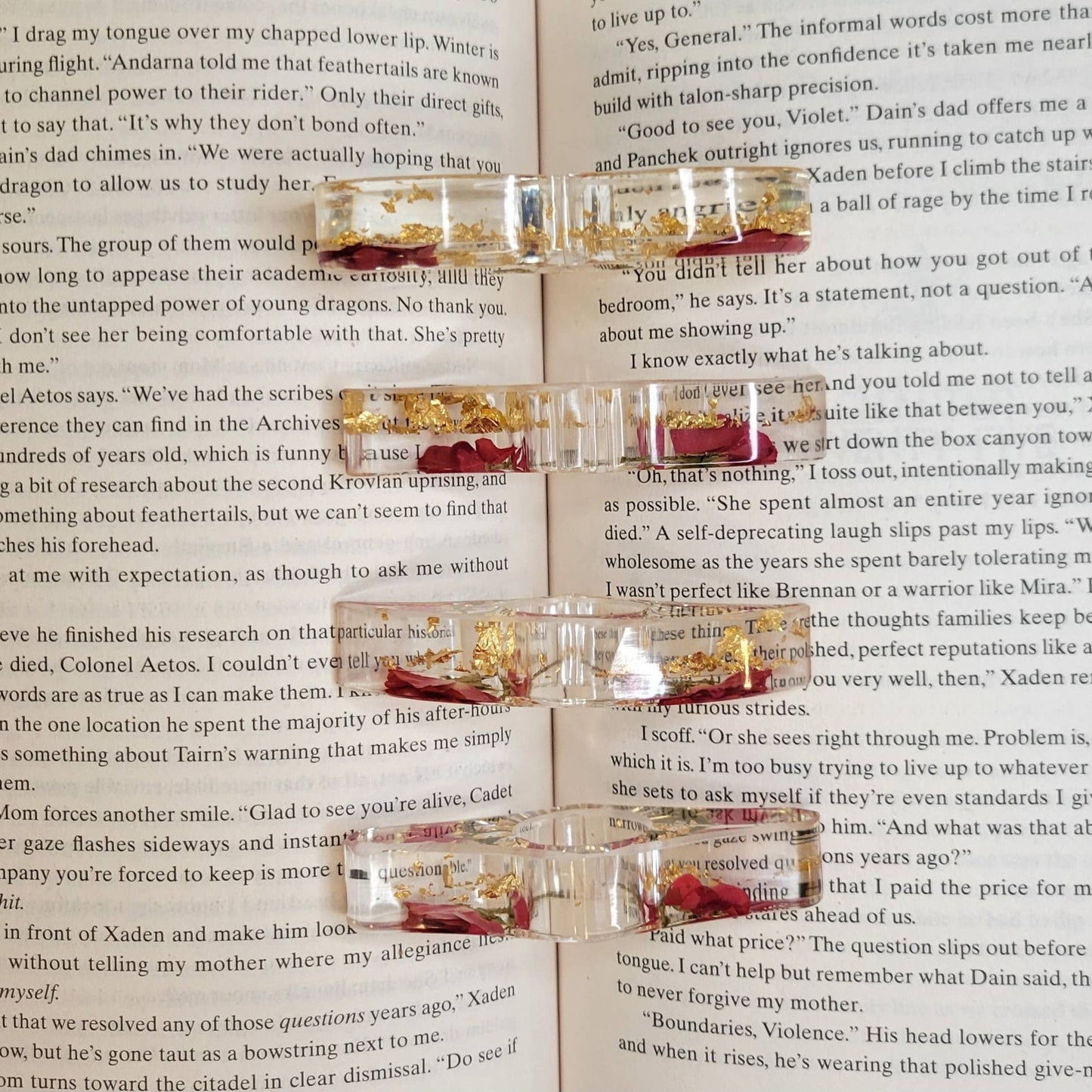 Page Spreader - Stemmed Rose Smitten Booktique