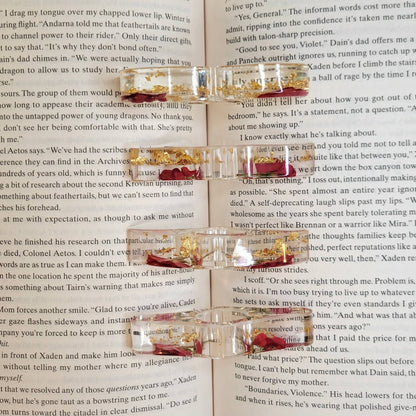 Page Spreader - Stemmed Rose Smitten Booktique