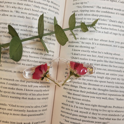 Page Spreader - Stemmed Rose Smitten Booktique