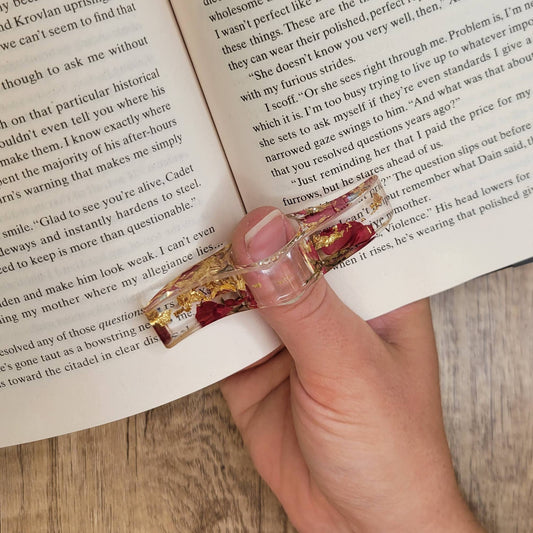 Page Spreader - Stemmed Rose Smitten Booktique