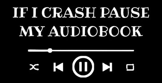 Pause My Audiobook Sticker Literary Fantasy
