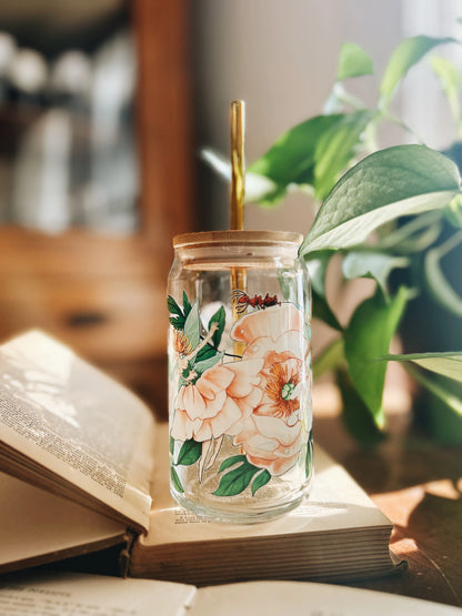 Peony Fey Glass Fablewood Goods