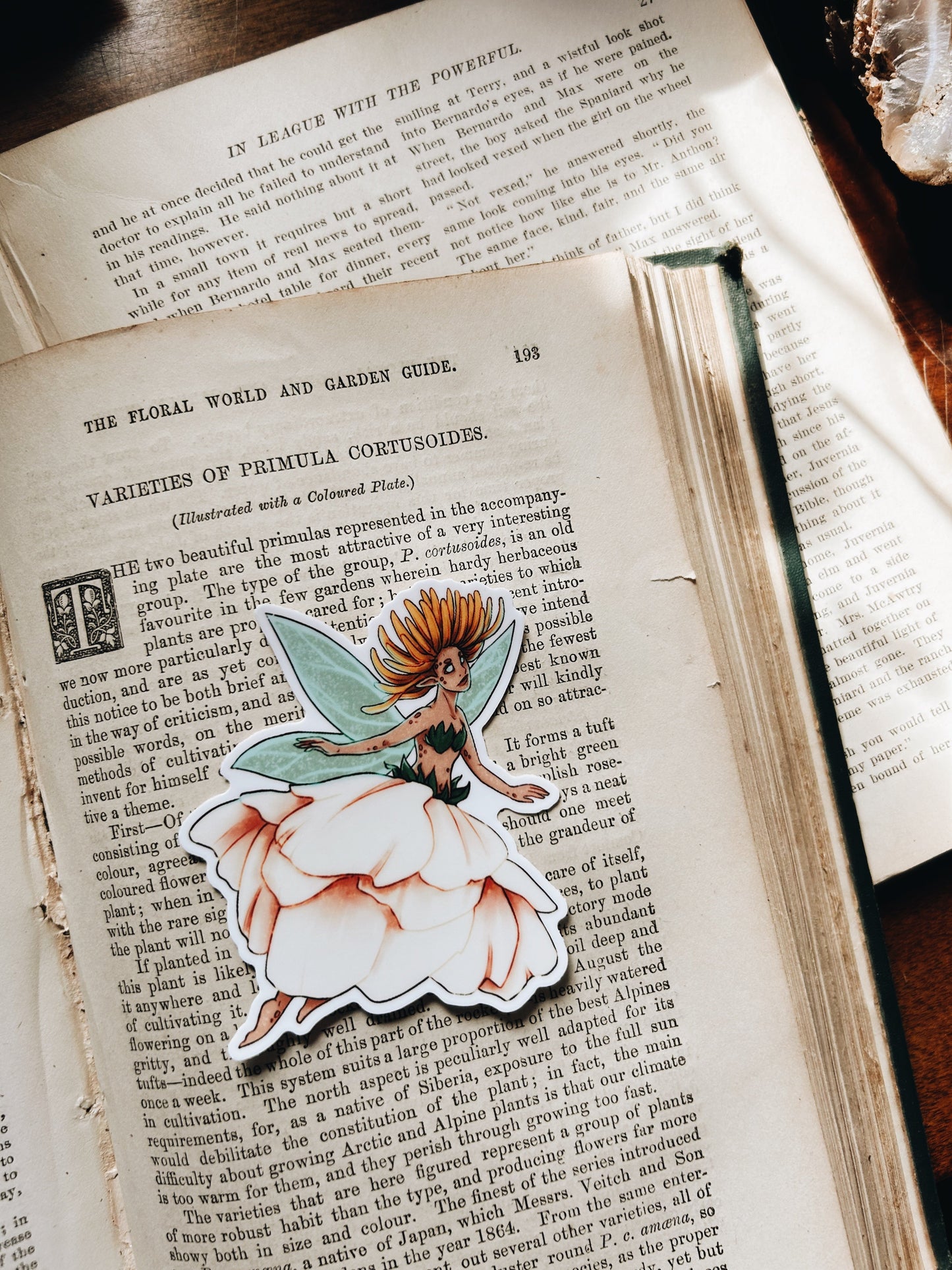 Peony Fey | Waterproof Vinyl Sticker | 3" Fablewood Goods