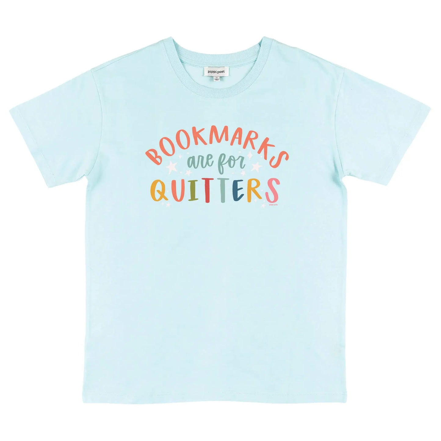 Pippi Post - Bookmarks Are For Quitters - Pippi Tee - Sea Salt The Secret Garden Bookery
