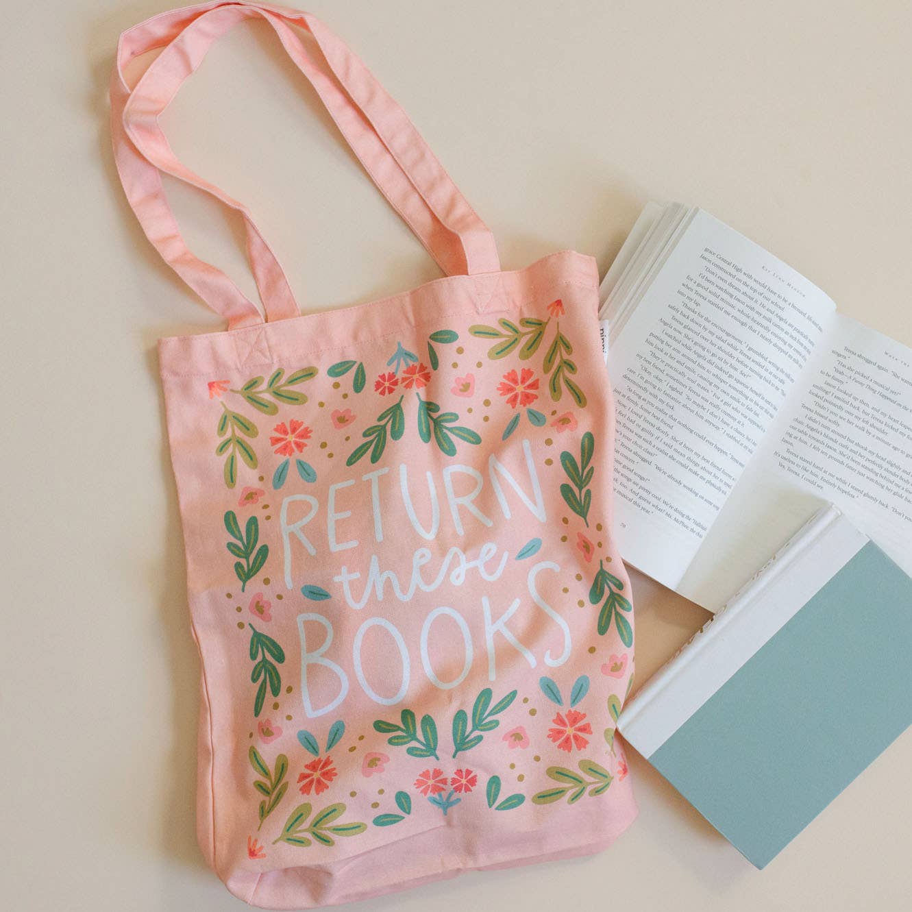 Return These Books Tote Bag The Secret Garden Bookery