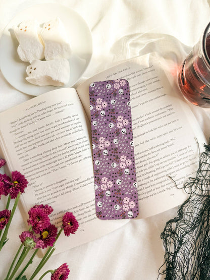 Skullflower Bookmark Smitten Booktique