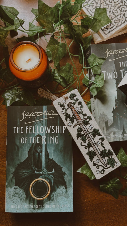 Sting Embroidered Bookmark Fablewood Goods