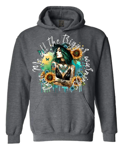 Trigger Warning Hoodie Literary Fantasy