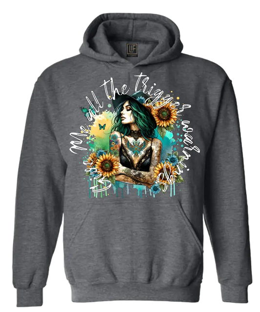 Trigger Warning Hoodie Literary Fantasy