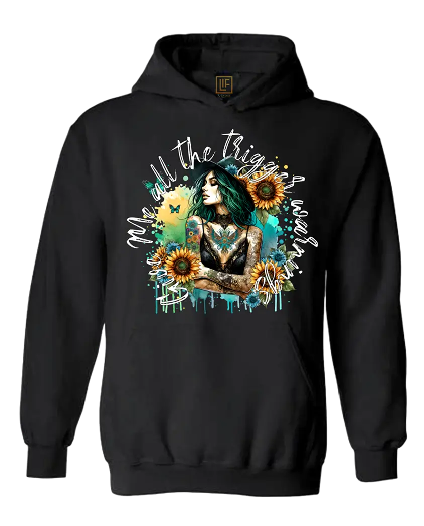 Trigger Warning Hoodie Literary Fantasy