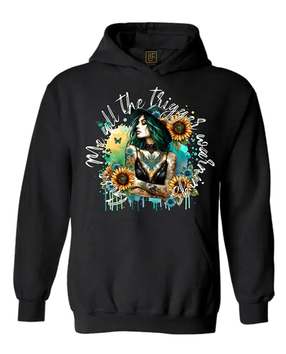 Trigger Warning Hoodie Literary Fantasy