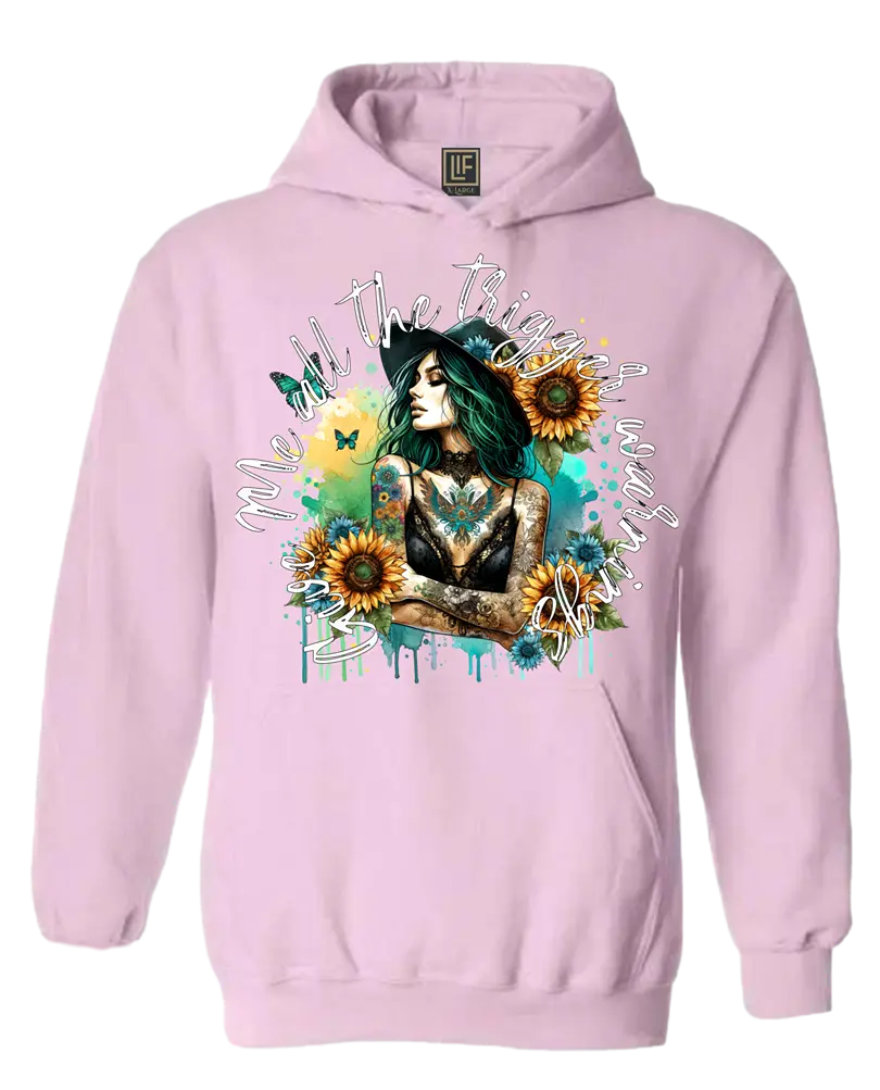 Trigger Warning Hoodie Literary Fantasy