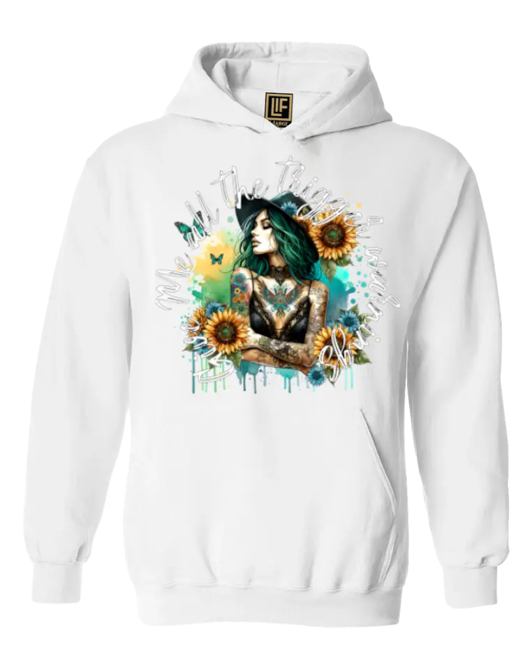 Trigger Warning Hoodie Literary Fantasy