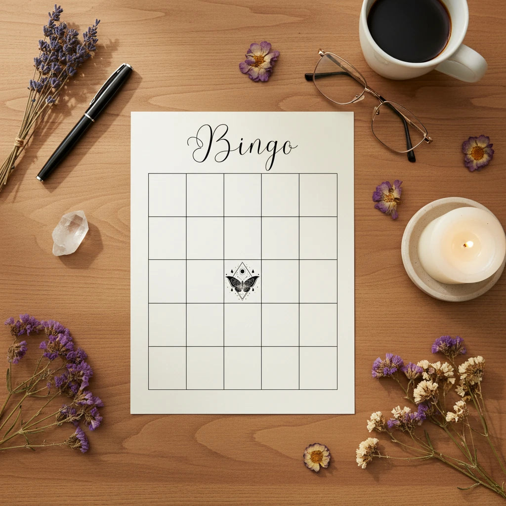 Vision Board Bingo Card - Editable Vision Board Template Melissa Cummins