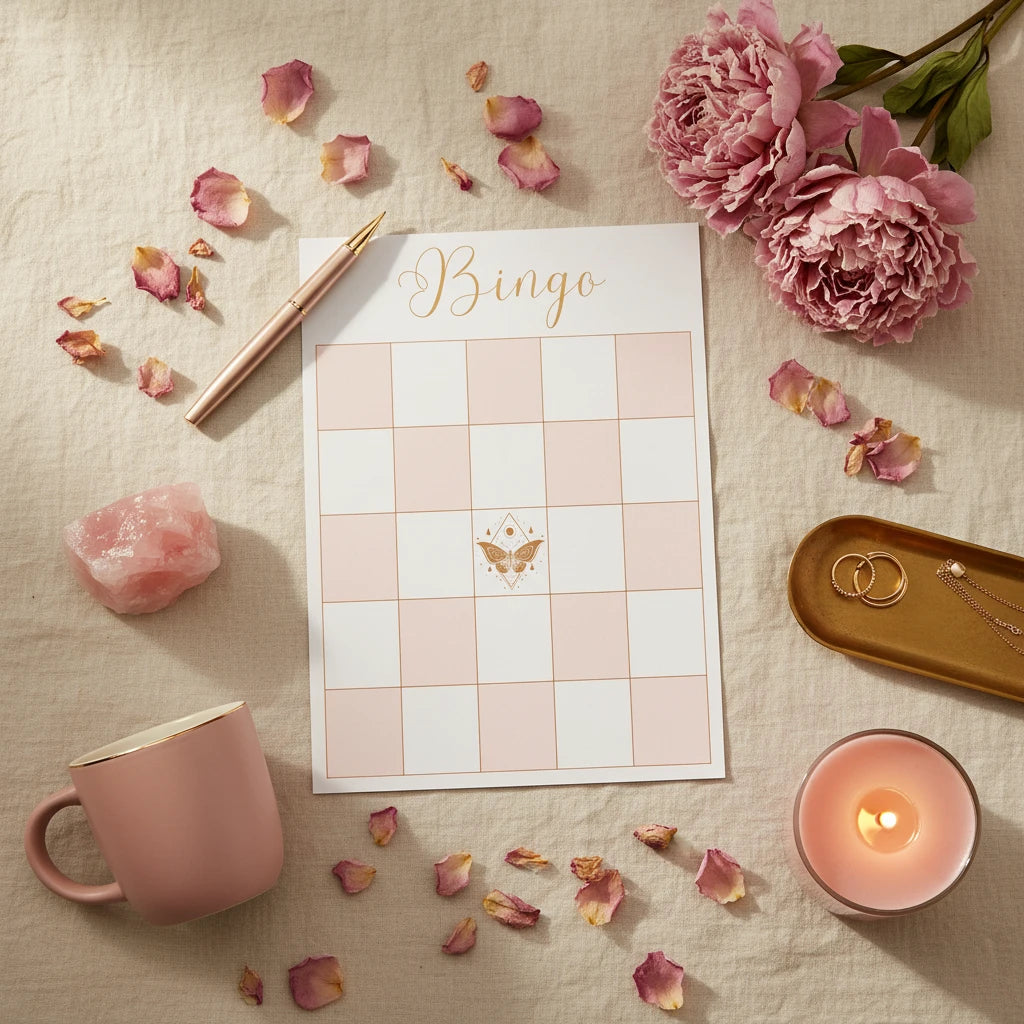 Vision Board Bingo Card - Editable Vision Board Template Melissa Cummins
