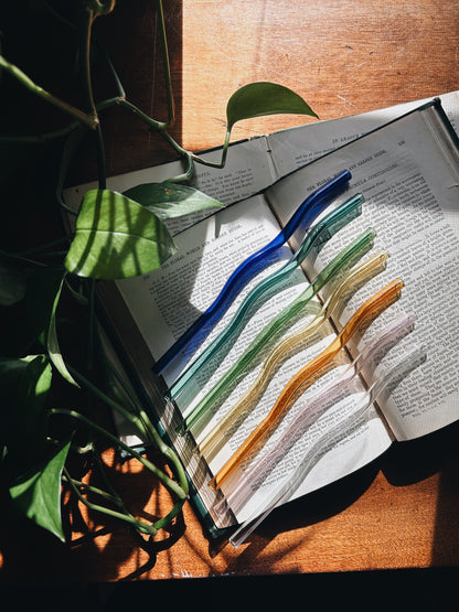 Wiggly Glass Straw Fablewood Goods