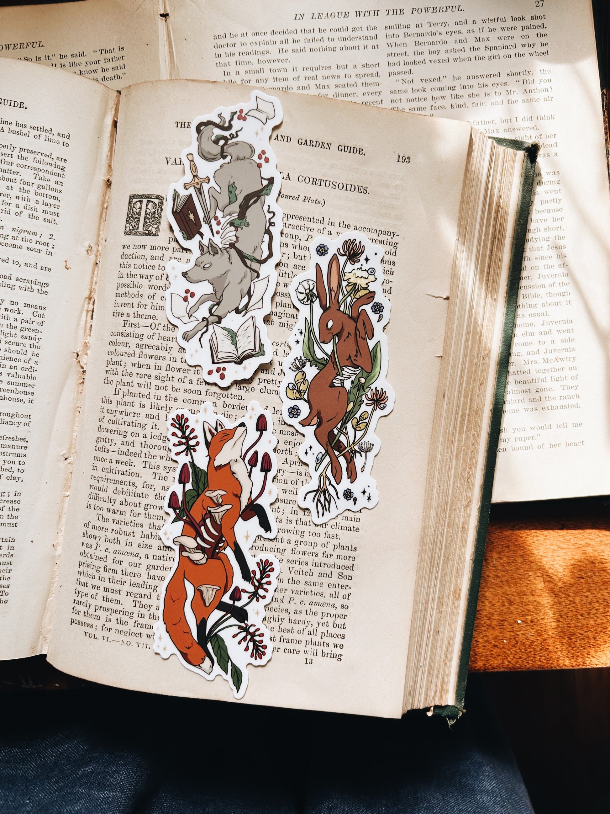 Winter Wolf | Waterproof Vinyl Sticker | 4" Fablewood Goods