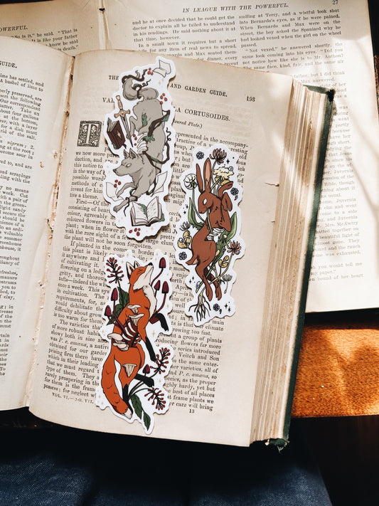 Winter Wolf | Waterproof Vinyl Sticker | 4" Fablewood Goods