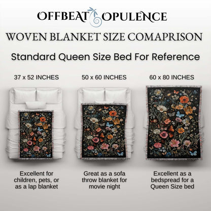 Booktrovert Nutrition Facts Woven Blanket – Quietly Unhinged & Cozy