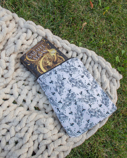 Meaggie Moos - Book / Tablet Sleeve | Ivory Swords The Secret Garden Bookery