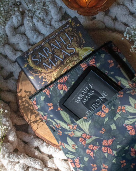 Meaggie Moos - Book / Tablet Sleeve | Butterfly Garden