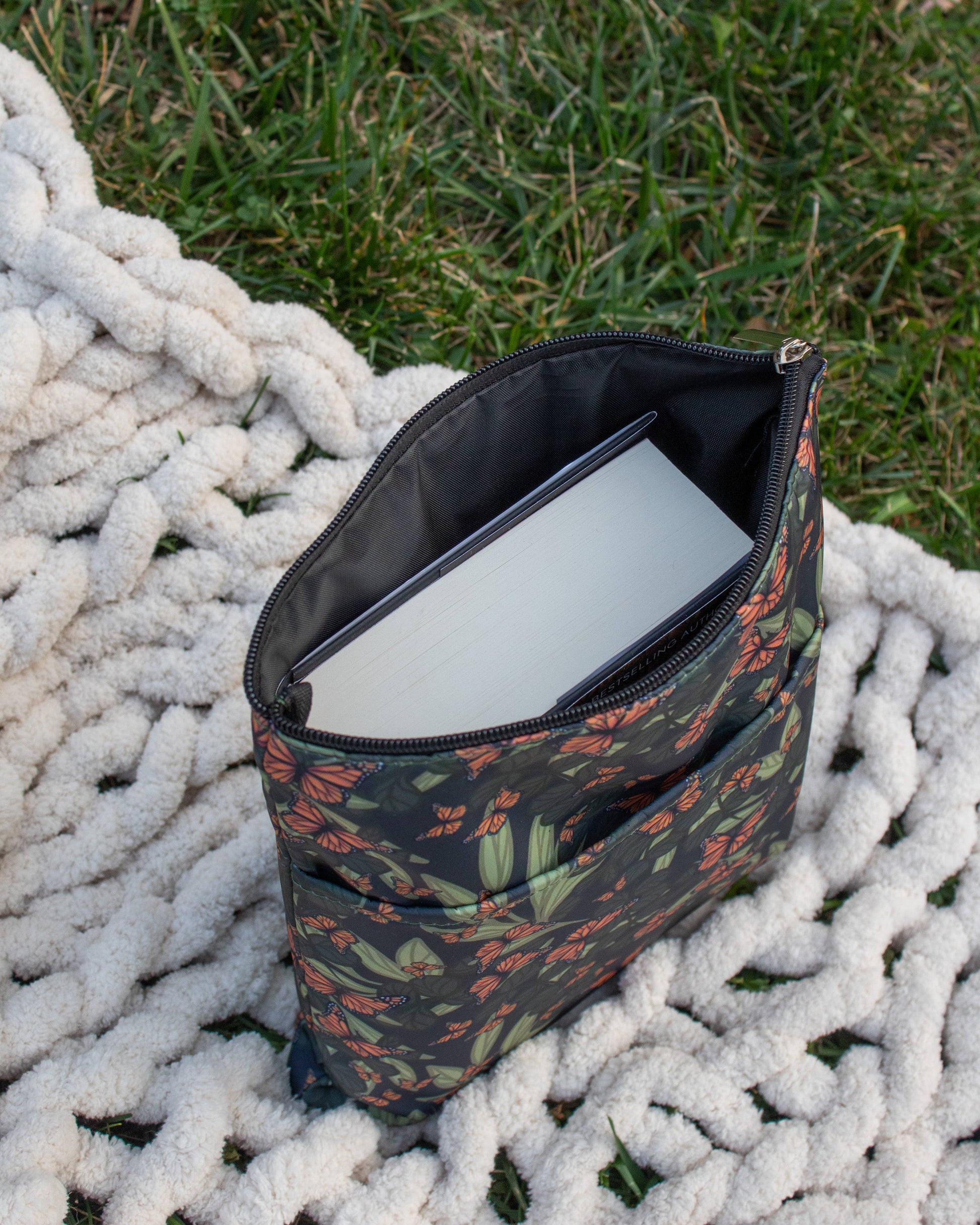 Meaggie Moos - Book / Tablet Sleeve | Butterfly Garden The Secret Garden Bookery