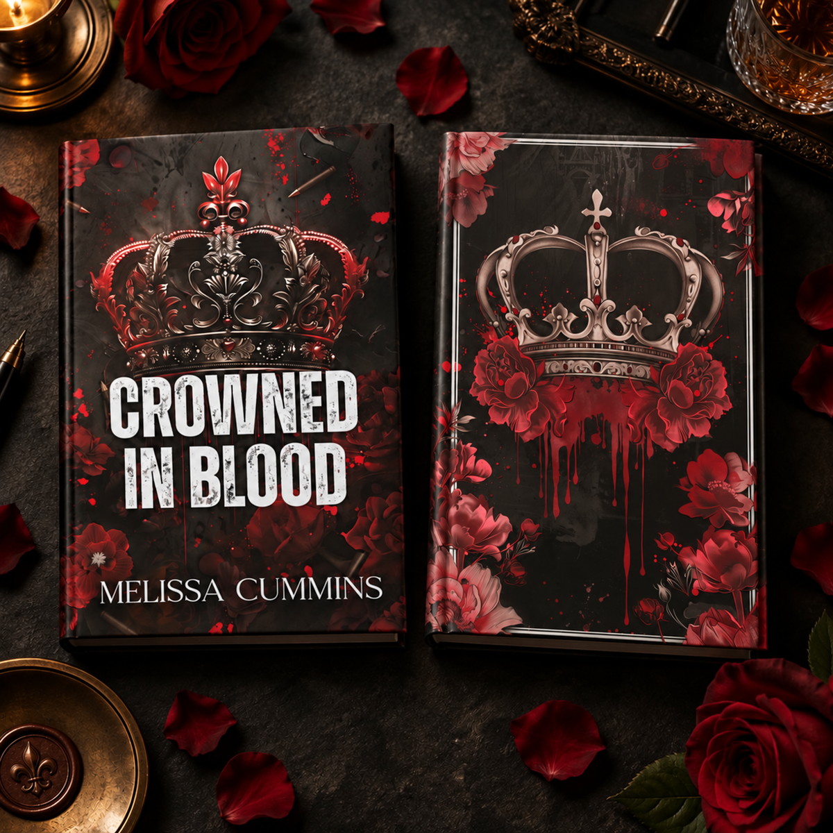 Crowned In Blood Book Box - Dark Mafia Romance Special Edition (S&D) Melissa Cummins