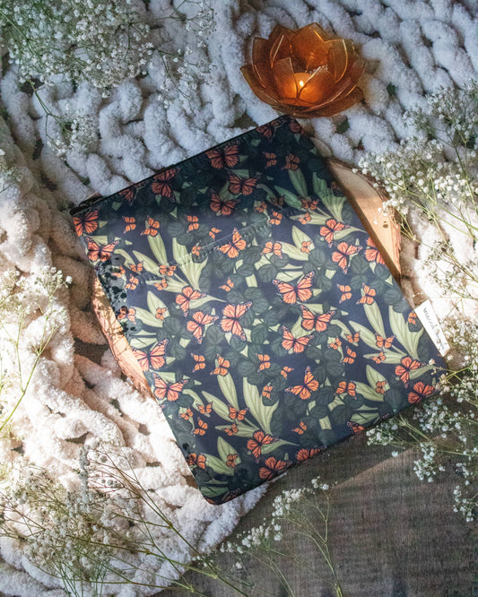 Meaggie Moos - Book / Tablet Sleeve | Butterfly Garden
