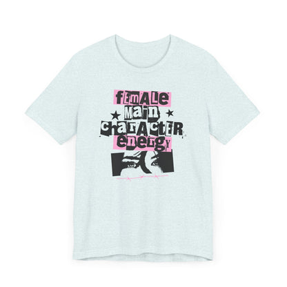 Female Main Character Energy – Retro ’80s Punk Tee
