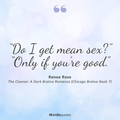 Chicago Bratva Book 7: The Cleaner - Signed Paperback Renee Rose® Romance
