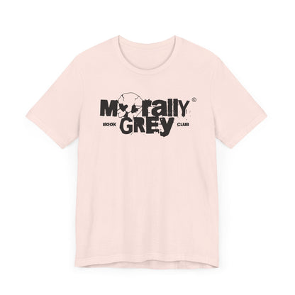 Morally Grey Book Club T-Shirt – Gritty Skull Logo Edition
