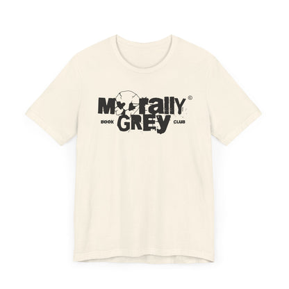 Morally Grey Book Club T-Shirt – Gritty Skull Logo Edition