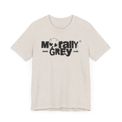 Morally Grey Book Club T-Shirt – Gritty Skull Logo Edition