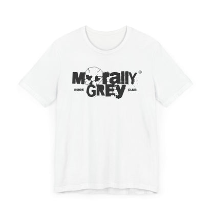 Morally Grey Book Club T-Shirt – Gritty Skull Logo Edition