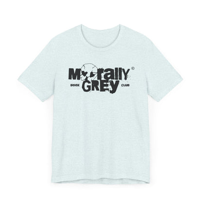 Morally Grey Book Club T-Shirt – Gritty Skull Logo Edition