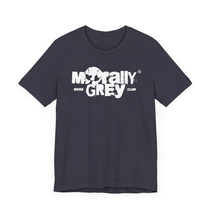Morally Grey Book Club T-Shirt – Gritty Skull Logo Edition