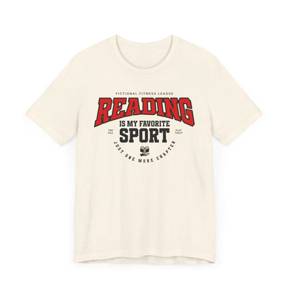 Reading Is My Favorite Sport T-Shirt – Bookish Athlete Tee Offbeat Opulence
