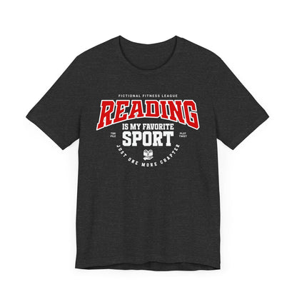 Reading Is My Favorite Sport T-Shirt – Bookish Athlete Tee Offbeat Opulence