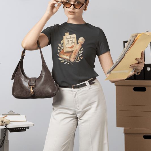 Reading Is My Self-Care T-Shirt – Spicy Reader Vibes Tee Offbeat Opulence