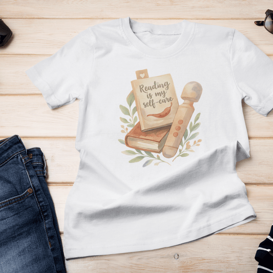 Reading Is My Self-Care T-Shirt – Spicy Reader Vibes Tee Offbeat Opulence