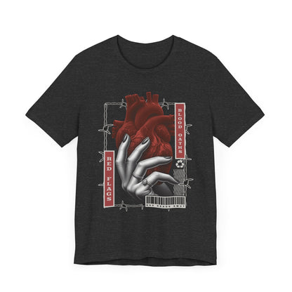 Red Flags & Blood Oaths T-Shirt – She Reads Smut Dark Romance Tee Offbeat Opulence