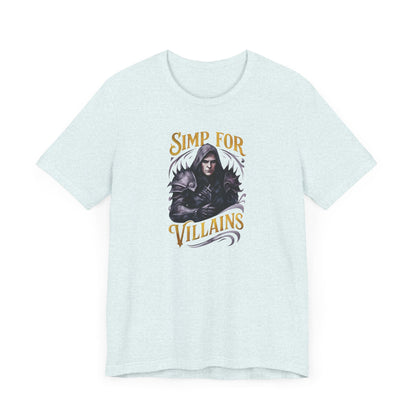 Simp for Villains T-Shirt – Dark Fantasy Antihero Bookish Tee Offbeat Opulence