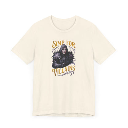 Simp for Villains T-Shirt – Dark Fantasy Antihero Bookish Tee Offbeat Opulence
